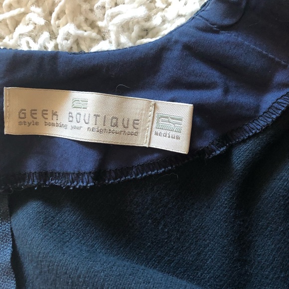 Geek Boutique Blue corduroy dress - Picture 10 of 12